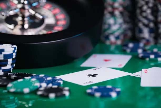 Suasana roda roulette untuk pengguna dewasa